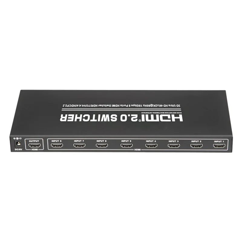 سوئيچ 8 پورت HDMI با ریموت کنترل تی سی تی