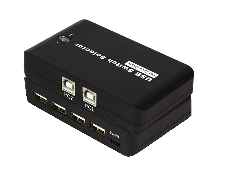 دیتا سوییچ  4 به 2  USB 2.0 فرانت