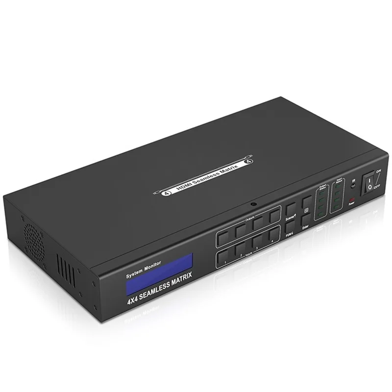 ماتریکس ۴ در 4 HDMI بدون وقفه و قابليت ویدئو وال + ریموت لیمستون