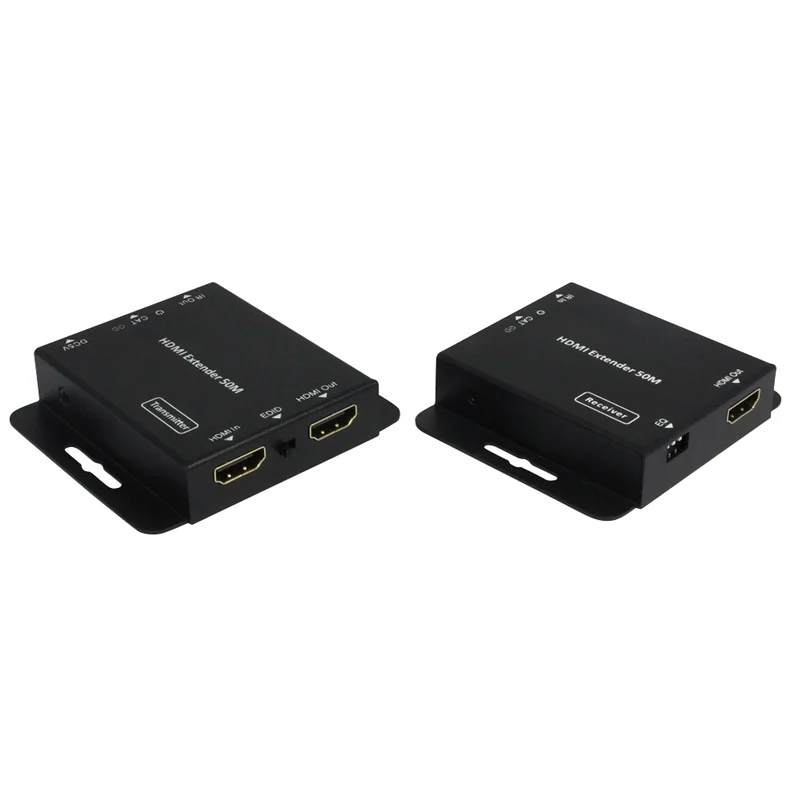 افزایش HDMI روی کابل شبکه تا ۵٠ متر + ریموت + اکولایزر فرانت